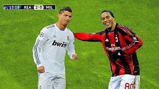 This is how Ronaldinho and Cristiano Ronaldo faced off for the first time in 2011