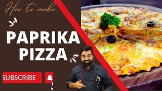 paprika pizza recipe | chicken paprika pizza | how to make paprika pizza | ps food studio