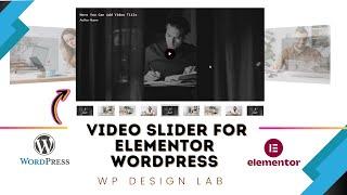 Creative Video Slider For Elementor WordPress | Elementor Slider