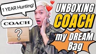 After more than 1 YEAR, finally UNBOXING my DREAM & WISHLIST COACH BAG! COACH TABBY or Coach EMPIRE?