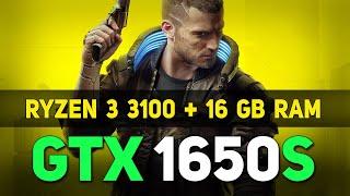 Cyberpunk 2077 - GTX 1650 Super & Ryzen 3 3100 - 1080p Gameplay Test