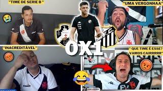 REAÇÕES VASCAINAS E TRISTEZA TOTAL- FICA BARBIERI - VASCO 0X1 SANTOS - BRASILEIRÃ0 2023