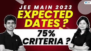 JEE main 2023 Expected dates? 75% criteria? | Unacademy JEE | Namo Kaul | Purnima Kaul