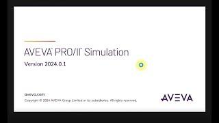 Install AVEVA PRO II Simulation 2024