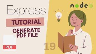 EXPRESS JS TUORIAL | GENERATE PDF FILE DEGNAN DATA DINAMIS