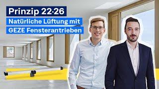 Klimaneutrale Gebäude durch natürliche Lüftung: Messe Talk | GEZE x 22·26