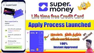 Super Card Credit Card Apply Live process details in Tamil 100% Approved@Tech and Technics