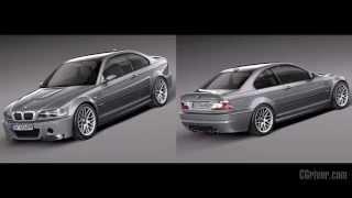 3D Model: BMW M3 e46 CSL - CGriver.com