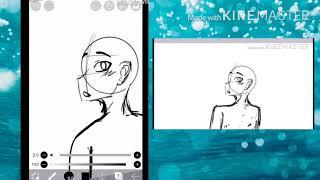 Speed paint drawing part 1 (hi friend)