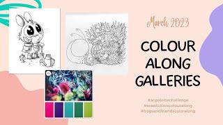 March Colour Along Galleries - Your Pages - Adult Coloring