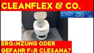 CLEANFLEX  Ergänzung oder Gefahr für CLESANA Die Klo-Szene auf der Messe