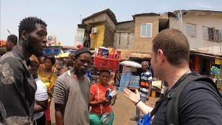 Traveling between Freetown and Bo Sierra Leone 