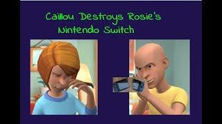 Caillou Destroys Rosie's Nintendo Switch | Grounded | Shot