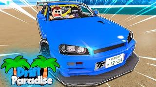 I DRIFT A NISSAN GTR IN DRIFT PARADISE!!!