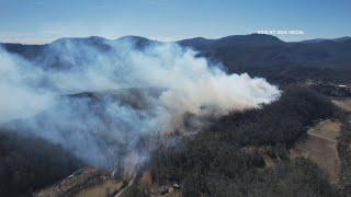 Old Fort, NC wildfire spreads to 150 acres, still 0% contained