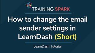 How to Change Email Sender Settings in LearnDash