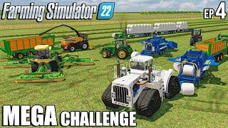 Mega SILAGE PRODUCTION w/ GOWEIL LT-Master | MEGA Challenge | Farming Simulator 22 | Episode 4