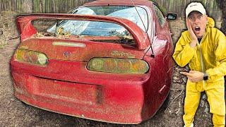 Abandoned Supercar: MK4 Supra Turbo | First Wash in 15 Years! | Car Detailing Restoration