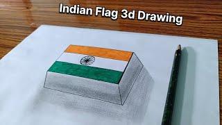 Independence Day Drawing - 3d Independence Day Drawing Easy 🫶 @Artcraft2m