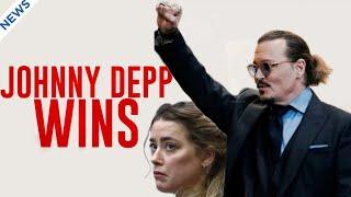 Johnny Depp WINS the Defamation case against Amber Heard | #justiceforjohnnydepp | CinemaStellar