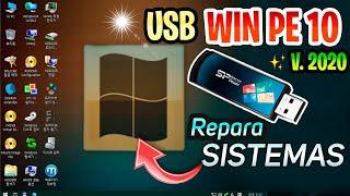 SUPER USB WinPE 10 v2020 REPAIRS SYSTEMS / NO FORMAT - UTILITIES!