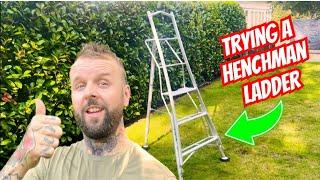 Gardening JOBS and trying a HENCHMAN TRIPOD ladder for the 1st time !!!!