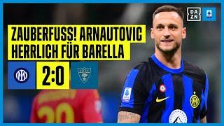 Arnautovic zaubert auf Barella: Inter Mailand - Lecce 2:0 | Serie A | DAZN Highlights