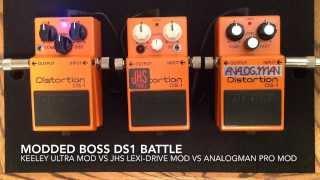 JHS / Keeley / Analogman DS1 Mod Shootout