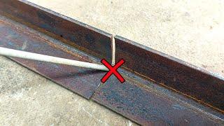 few people know, how to weld strong joints on L angle iron | thin metal welder