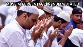 MUSLIM PERCENTAGE IN INDIAN STATES || INTERESTING FACTS BY AFFAN ||