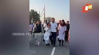 Priyanka Gandhi’s daughter joins Bharat Jodo Yatra