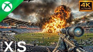 STADIUM TERROR ATTACK (XBOX X) Modern Warfare III | Realistic ULTRAGraphics Gameplay [4K 60FPS]