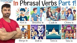 8 Phrasal Verbs with In - Learn English Vocabulary