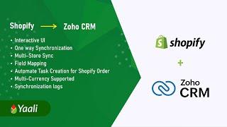 Shopify to Zoho CRM Integration | Shopify Extension for Zoho CRM