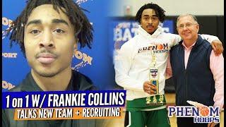 1 on 1 w/ Top 60 Frankie Collins; 2021 PG Talks New Team & Recruiting Update!