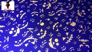 Halloween latex sheet with black light effect