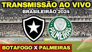 BOTAFOGO X PALMEIRAS DIRETO DO NILTON SANTOS / TRANSMISSÃO AO VIVO / 17ª RODADA DO BRASILEIRÃO 2024