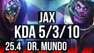 JAX vs DR. MUNDO (TOP) | 5/3/10 | KR Master | 25.4