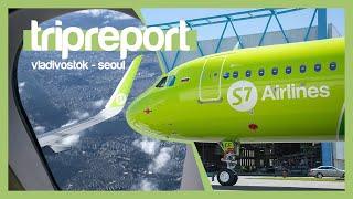 TRIPREPORT \\ S7 AIRLINES | Vladivostok (VVO) - Seoul (ICN) | ECONOMY | Airbus A320neo