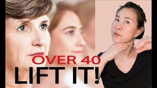 THE BEST FACE MASSAGE TECHNIQUES TO LIFT FACE OVER 40 PLUS. However, any age can do it.