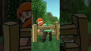 Steve You Gotta Help Me I’m Stuck #shorts #youtube #meme #minecraft