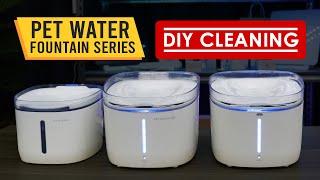 Learn how to clean your pet water fountain series with our DIY Cleaning Video tutorial