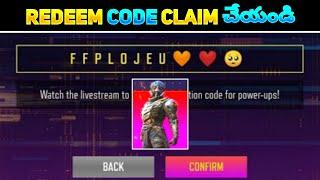 Claim FFPL Redeem Code In Free Fire In Telugu | FFPl Redeem Code Today Telugu | Ffpl Redeem Code