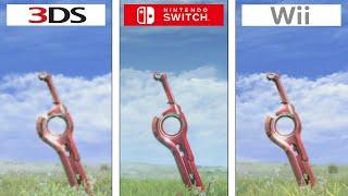 Xenoblade Chronicles | Switch - Wii - 3DS | Graphics Comparison | Final Version