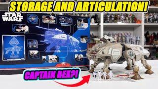 AT-TE Micro Galaxy Squadron Unboxing and Review