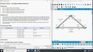 6.2.4 Packet Tracer - Configure EtherChannel