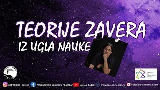 (UŽIVO) TEORIJE ZAVERE IZ UGLA NAUKE Gost:  dr TIJANA PRODANOVIC