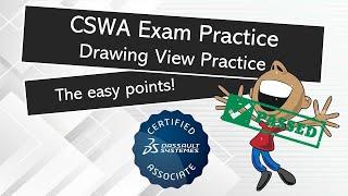 SOLIDWORKS CSWA Practice Set 3: Drawing Views