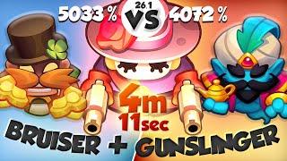 BRUISER + GUNSLINGER is GOOD! Try it! PVP Rush Royale