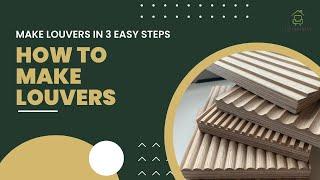 3 EASY STEP TO MAKE LOUVERS PANEL IN 3DS MAX